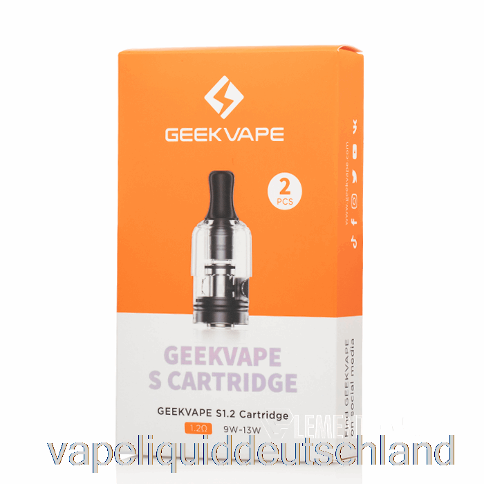 Geek Vape S Ersatzpods 1,2 Ohm S Pods Vape Deutschland